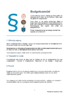 Vejledning om budgetsamråd