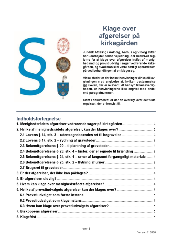Vejledning om menighedsrådets afgørelser vedrørende sager på kirkegården.pdf